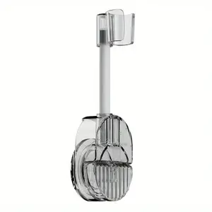 Universal Shower Head Holder, No Drilling Bathroom Accessory, Adjustable Suction Cup Mount, Portable and Easy to Move, Home Use
