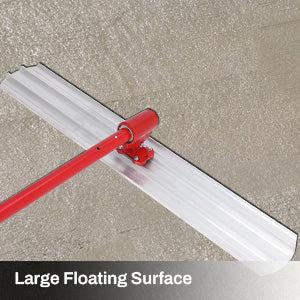 GARVEE 48x8 Inch Bull Float Magnesium Concrete Float, Aluminum Alloy Concrete Float Tool, with 4 Handles and Bull Float Bracket, Finishing Bull Float Bull Concrete Kit for Concrete Finishing
