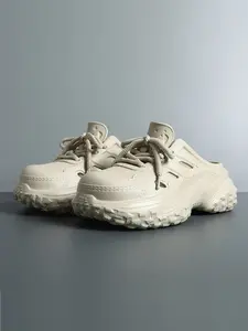 Women's Eva Slippers, Thick Sole Height Increase 5cm, Fashion Garden Shoes, Casual Plain Design, Comfortable and Stylish, Home Footwear