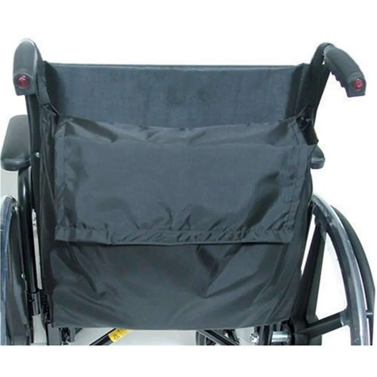 212 MAIN Portable Wheelchair Back Pack for Small Animals, Black Nylon, Waterproof, Hook Closure, Attachable Pet Health Supply