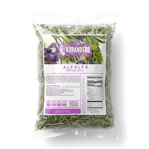 Kurandero Alfalfa Herbal Tea 4 oz 113g 100% Natural Alfalfa Traditional Loose Leaf Tea from Mexico Caffeine-Free Vegan Farm-Grown