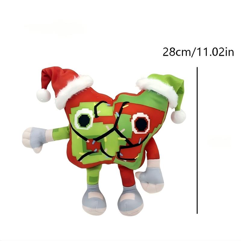 11.02Inch No Code Festive 67 Plush Steal A BrainrotChristmas Doll Anime Peripherals Soft DollCollection Room Decoration Kid Gifts Soft Stuffed Figure