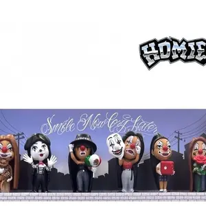 HOMIES Payasas Series 1 - 2" Height Set of 6 DGA Collectibles Official Homies Vinyl Figures Individually Sealed in a Poly Bag. No Box