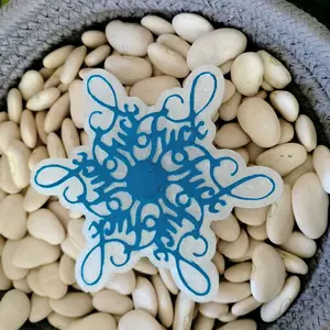 F Flake Car Freshie Christmas Freshie Air Freshener Handmade Scented Aroma Beads with 10 Inch String for Car Hanging