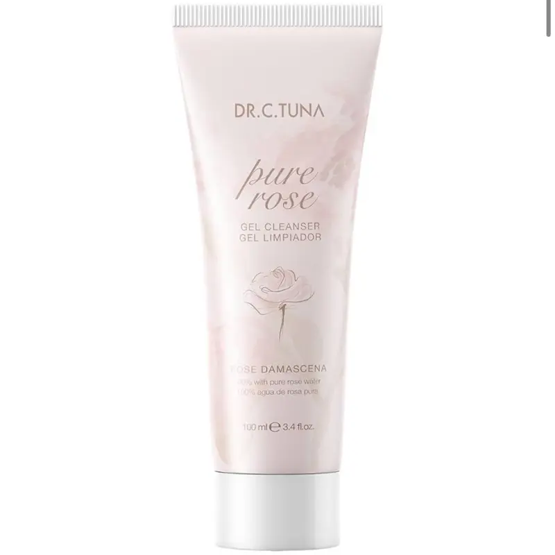 FARMASi Pure Rose Face Cleansing Gel - 50 ml / 1.69 fl oz - Gentle Gel Cleanser with Rose Extract for Soft Hydrated Skin - Refreshing Daily Face Wash for All Skin Types