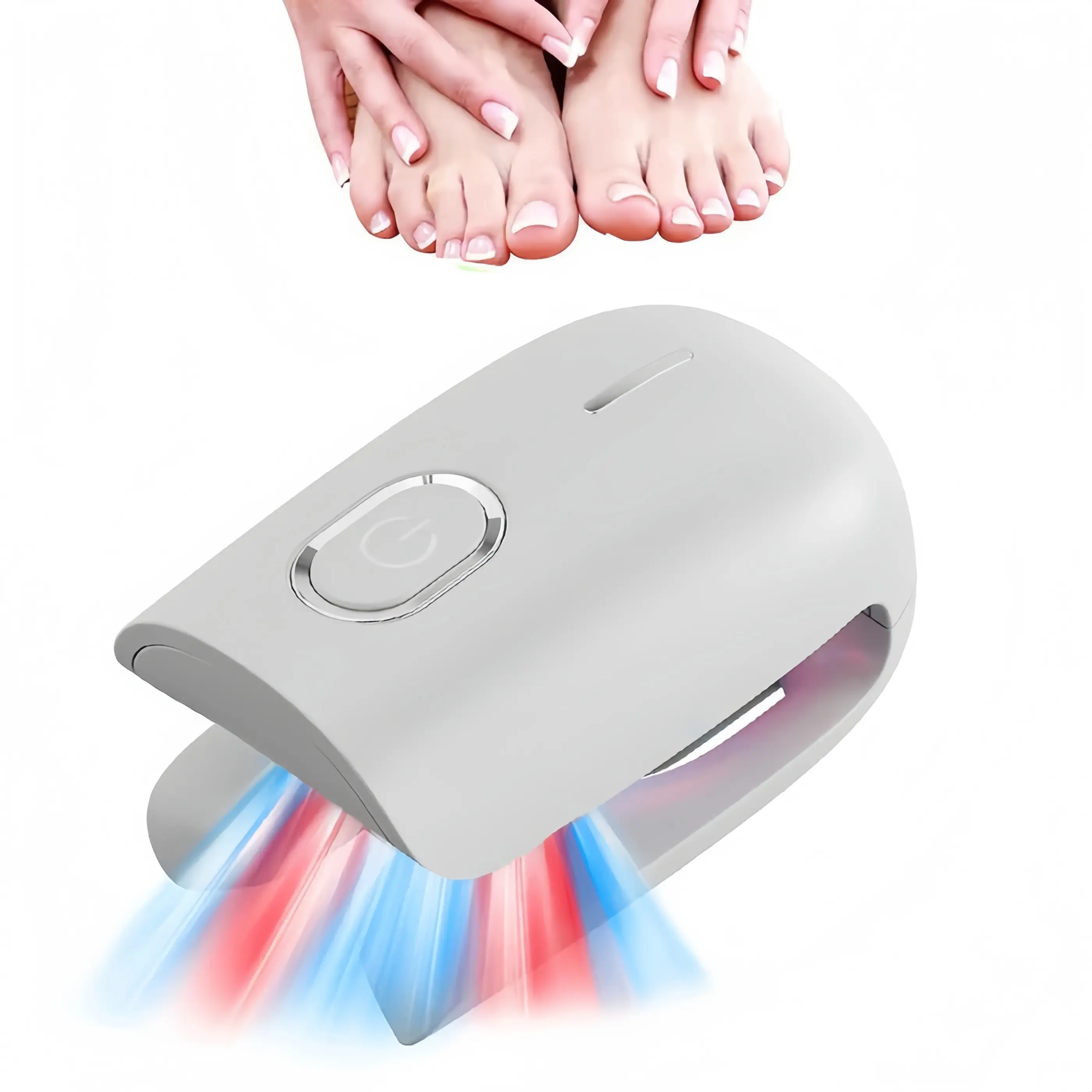 Light Therapy Fungus Highly Effective Cleaning Device, Nail Fungus uv led lamp Treatment for Toenails, 470 nm&660 nm,Rechargeable Fungus Treatment for Fingernails and Onychomycosis Home Use