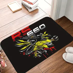 1 piece Motorcycle RS660 2021 2023 (Acid Gold) For Motorcycle Rider Pattern Bedroom Mat Doormat Kitchen Carpet Entrance Door Rug Home Decoration