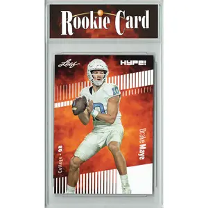 Certified Mint Drake Maye 2023 Leaf HYPE 114a Only 5000 Made Rookie Card New England Patriots