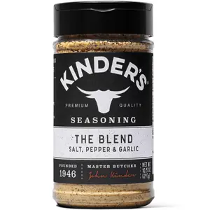 Kinder's The Blend Salt, Pepper and Garlic Seasoning, (10.5 Ounce)