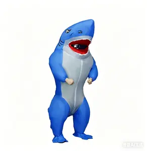 Shark Inflatable Costume Adult Size Hallween Costume Fancy Dress