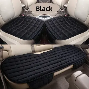 Hot-Selling Car Seat Cushion Three-Piece Set Winter Plush Non-Slip Single Seat Cushion Plush Export Strictly Selected