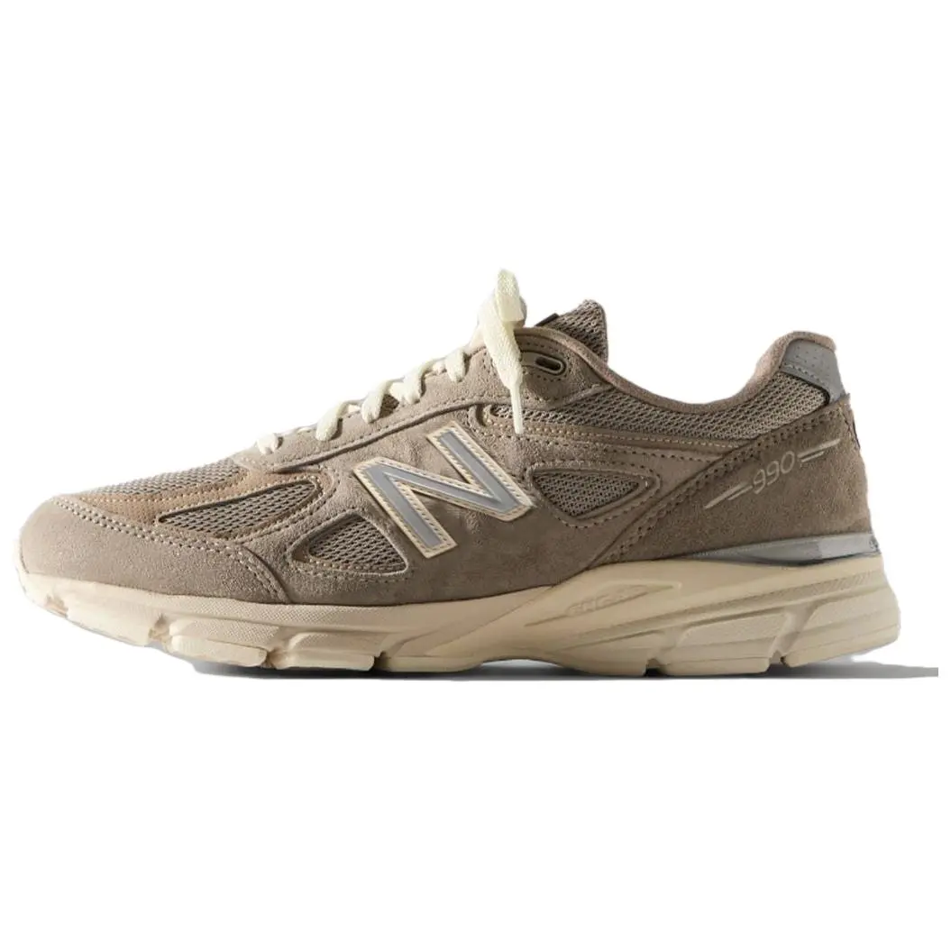 New Balance 990v4 Kith X Made In Usa Moonrock' Stylish Comfortable Low Top Running Shoes Unisex Grey U990KT4