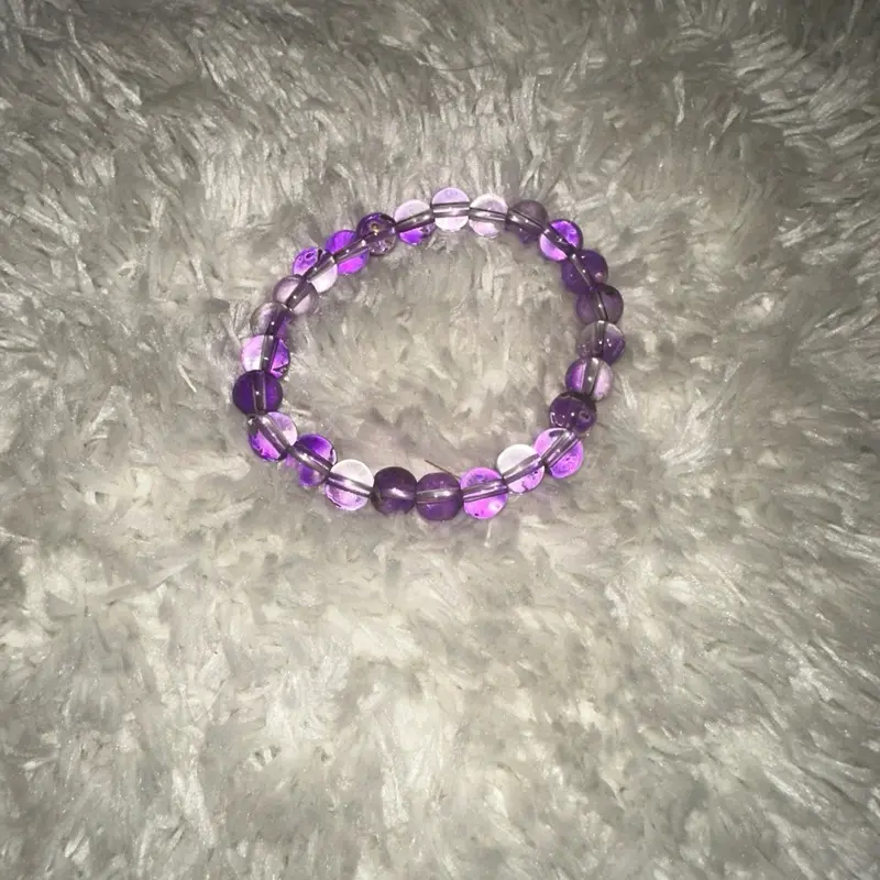 Clear and Purple NO charm