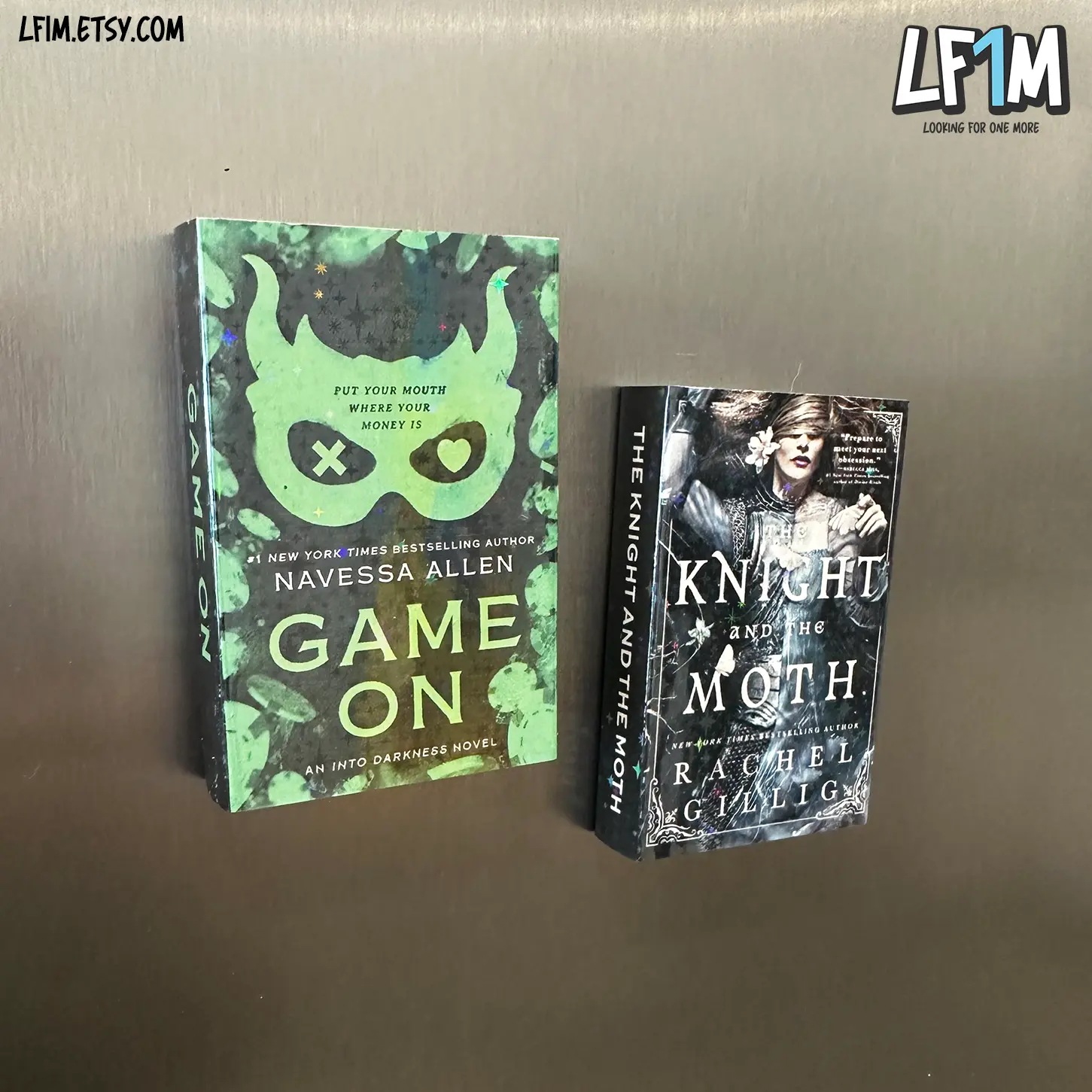 Book Cover Magnet | Custom Fridge Magnet for Readers, Bookshelves & TBR Boards | LF1M Bookish Gift