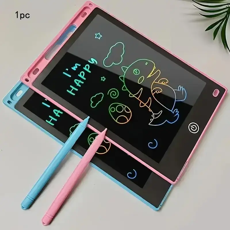 Colorful Drawing Tablet with Stylus Pens for Kids - 1pc Interactive Screen for Creative Fun and Learning
