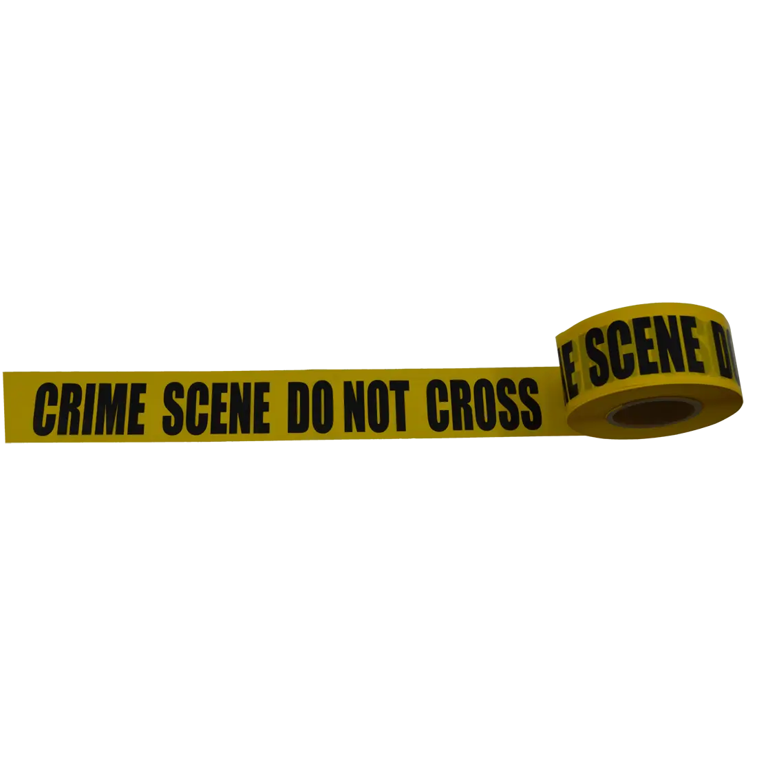212 MAIN Yellow & Black Caution Tape, 2 Mil Printed Petra BT-CRIME Crime Scene Barricade Tape with Do Not Cross Message, 3 in x 1000 ft Roll with Dispenser Box