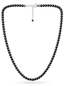 RTZN Black Onyx Beaded Necklace