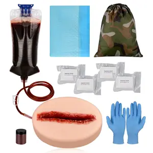 Wound Packing Trainer Kit Stop The Bleed Training Kit Bleed Control Kit for Medical Classes with Carrying Bag