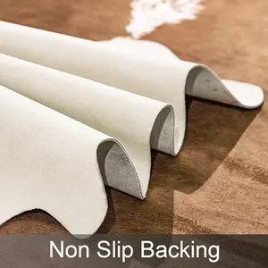 Premium Faux Cowhide Rug - Sturdy and Large Size, Brown - Suitable for Bedroom Living Room Western Decor