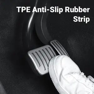 The accelerator brake pedal is suitable for Tesla Model Y/3 aluminum alloy buckle decorative YL accessories