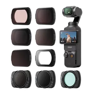 DJI Osmo Pocket 3 Camera Filter Accessories - Ultra thin, magnetic, multifunctional (ND, CPL, Mist), DSLR grade optical glass, suitable for various shooting scenarios, allowing you to take the most exciting and professional photos and videos