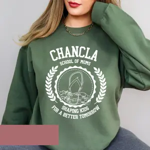 Te Calmas o Te Calmo Spanish Sweatshirt, Chancla University Hispanic Tee, Dia de las Madres Shirt Hoodie Medium Casual Comfort Fabric Fit Womenswear