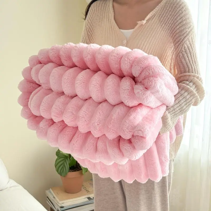 Ultra-soft Thickened, Brings You A Comfortable, Gentle Experience and Warmth, Soft Fluffy Blanket, Soft Comfy Blanket