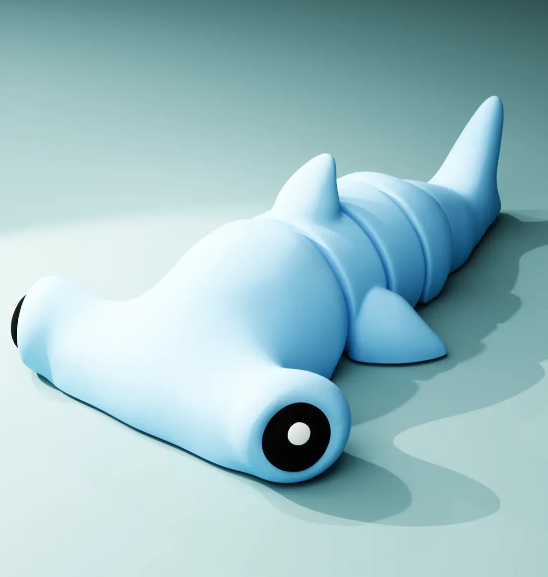 Flexi Pets Hammerhead Shark – The Wiggly, Oceanic Fidget Friend! 🦈 Toys toy unique anxiety stress