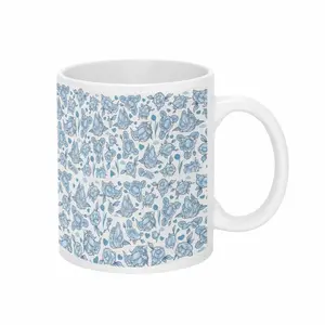 Floral Penis Mug (11oz/15oz) Penis Cup Funny Adult Humor Gag Gift Sexy Coffee Mug Gift for Her