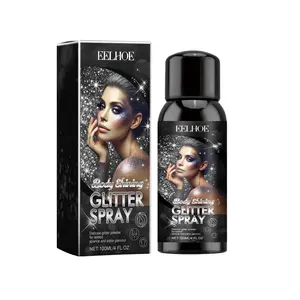 EELHOE Stage Makeup Glitter Spray Highlighter Spray Natural Dimension Long-Lasting Brightening Glitter