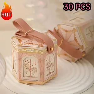 Gift For Her/Him Set of 30 Premium Gift Boxes for Festivals, Featuring Romantic Cartoon Designs, Perfect for Wedding Treats, Party Celebrations, And Birthday Gifts. an Ideal Option for Valentine'S Day And Christmas