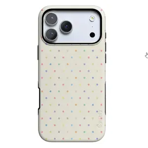 Casely Pastel Polka Dot MagSafe iPhone Case Cute Hard Cover For iPhone 11-17