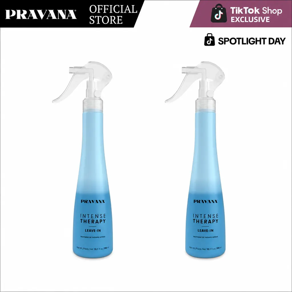 PRAVANA Intense Therapy Leave-In Hydrating Mist - 10oz (2-Pack Value Set)