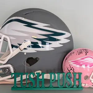 Philadelphia Eagles Tush Push Sign 9x2 Inches