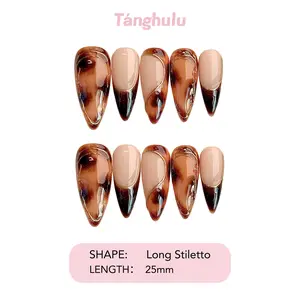 Tanghulu Nails 8/24/2025 NEW No.01-39 Acrylic Handmade Nails/ Long-lasting/ Premium press-on nails/ Reusable Luxury