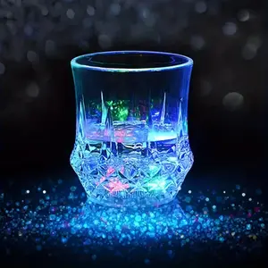 One Glow-in-the-Dark Party Mug Colorful LED Illuminated Beer Mug Perfect for Parties Birthdays Christmas Disco and Valentine's Day