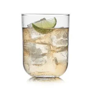 Libbey Polaris Rocks Glasses Set, Sophisticated Glassware Drinking Glasses Set of 8, Dishwasher Safe Glasses for Birthdays, Weddings, Anniversaries