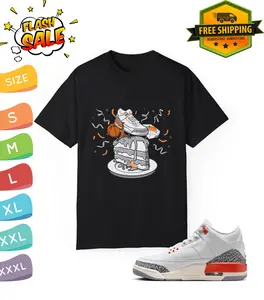Sneaker Topper - Sneaker Tees Shirts To Match Jordans 3s Georgia Peach
