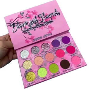 Bloom and Flourish XSpanageltheAnimal Eyeshadow Palette Makeup Smooth Blend Matte