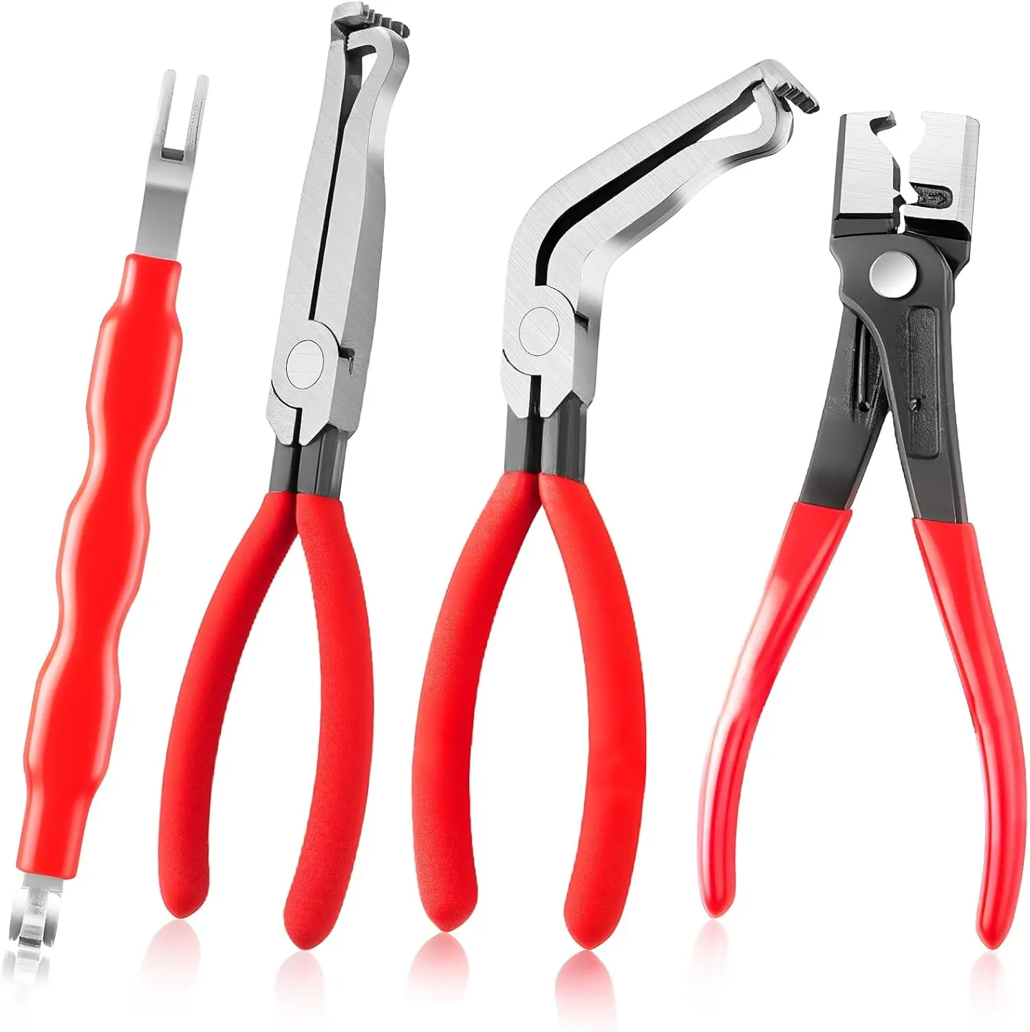 4 Pes Electrical Disconnect Pliers Automotive Terminal Connector Separator Removal Tool Premium Auto Electrical Pliers Connector Removal for Cars