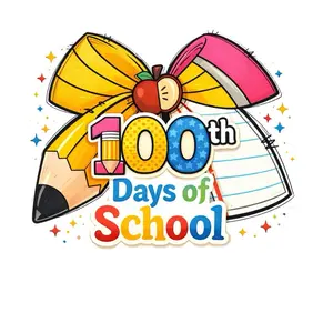 100th Day pencil