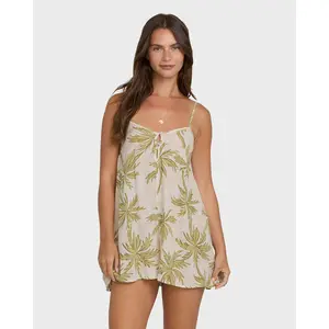 BILLABONG Women's Fresh Daze Romper, Woven Soft Airy Relaxed Fit Lightweight Casual Beach Daily Vacation Wear
