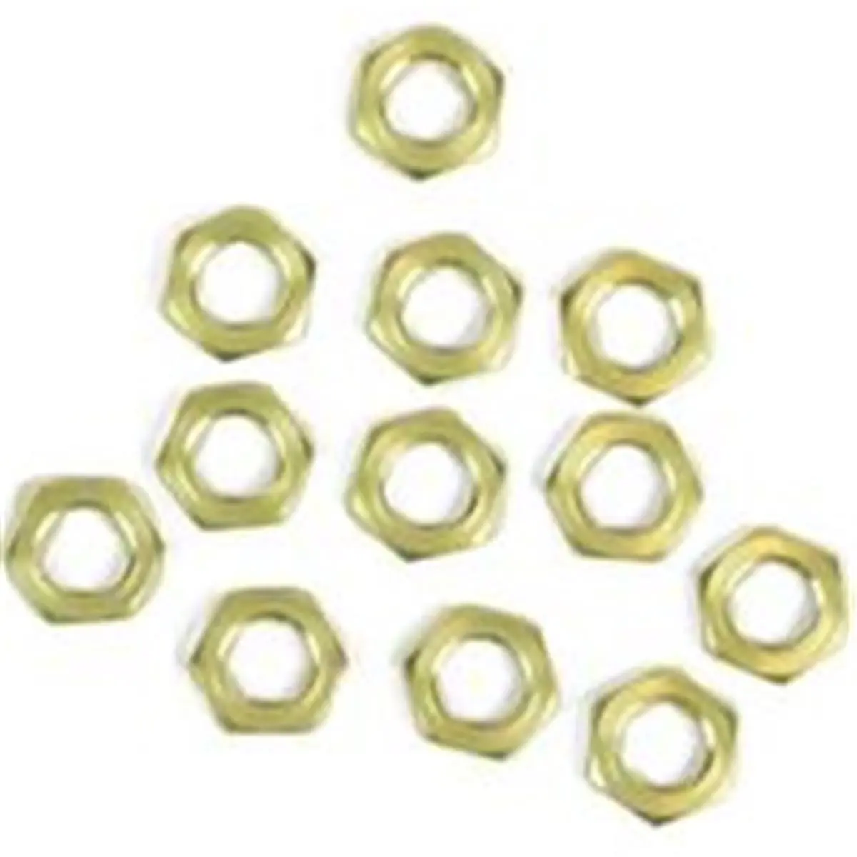 212 MAIN Solid Brass Hex Nuts Hardware, 12-Piece Assorted Pack for Secure Part Retention in Sailing & Water Sports, Includes 1/8 IP & 8/32 (60169), Hex Nuts Pack, Connects Parts, Assorted Sizes