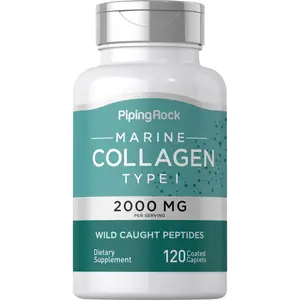 Marine Collagen Type 1, 2000 mg (per serving), 120 Coated Caplets