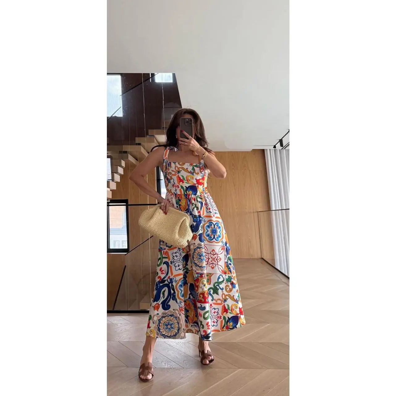Italian mosaic dress