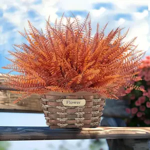 Artificial Persian Grass, 12pcs/set Faux Plant without Flowerpot, Decorative Plant for Home Garden Party Wedding Balcony, Home Decor, Fruit, Artificial Fern Plant