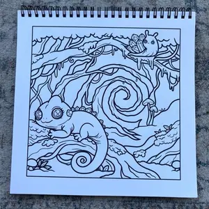 Crystal Cuties Vol. 1 Magic Forest Coloring Book (Coloring & Art Book for animal and crystal Enthusiasts)