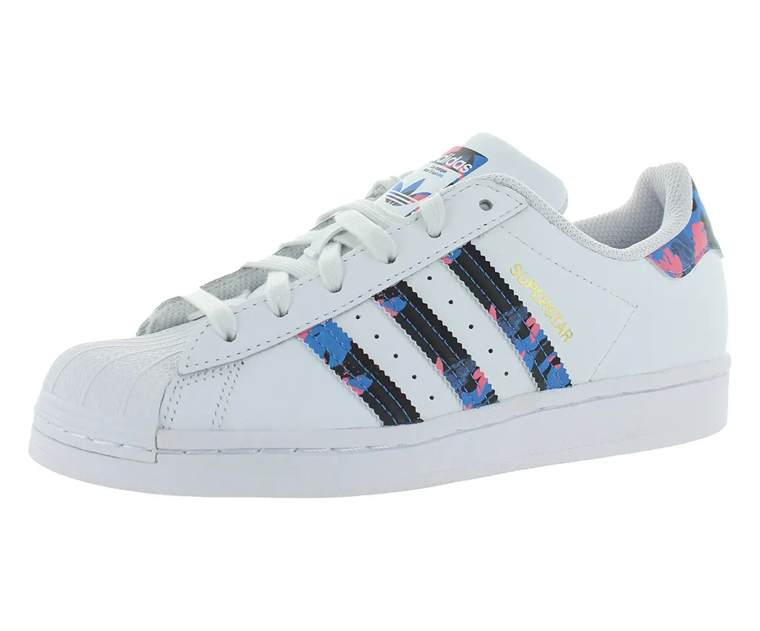 Adidas Superstar Men's Classic Leather Sneaker, Low-Top Athletic Design with Iconic Shell Toe for Casual Wear, Sports Shoes, Footwear, Trainer, Three Stripes