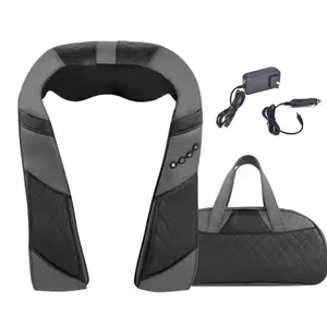 NW3Lbs Shiatsu Massager for Neck Back Shoulder - Electric Heating Pad with Deep Tissue Kneading, Portable Pain Relief Pillow for Muscle Fatigue