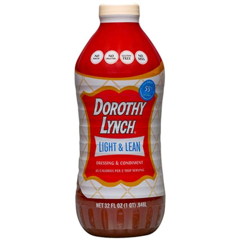 Dorothy Lynch Light & Lean Salad Dressing 32 oz Pack of 4 Gluten Free